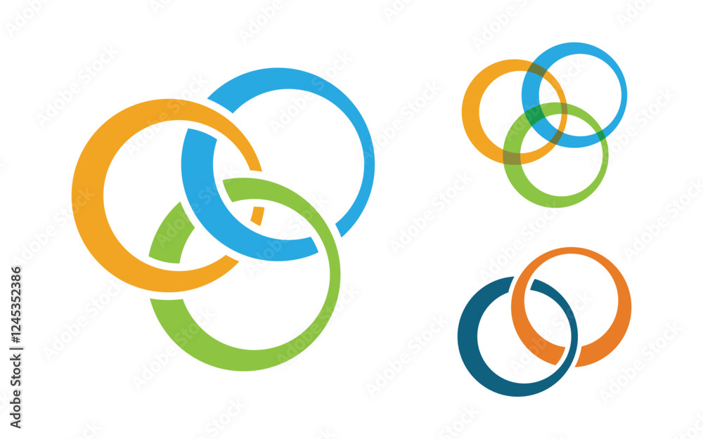 Business corporate abstract unity vector logo Template v.1 Business corporate abstract unity vector logo Template v.1