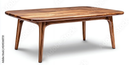 Organic Modern Wooden Coffee Table with Unique Legs