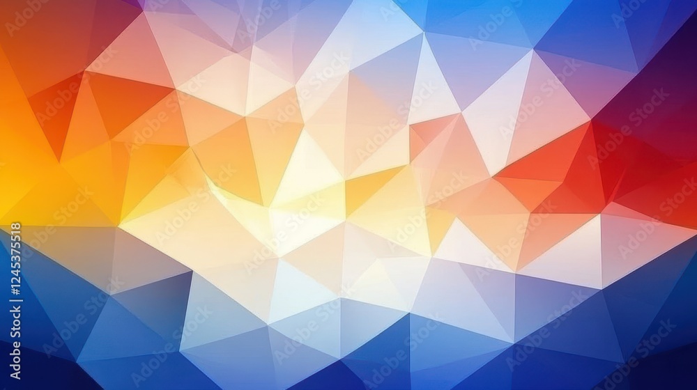 Obraz premium Colorful geometric abstract background vibrant hues textures
