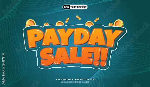 Payday Sale Modern Editable Text Effect Projects