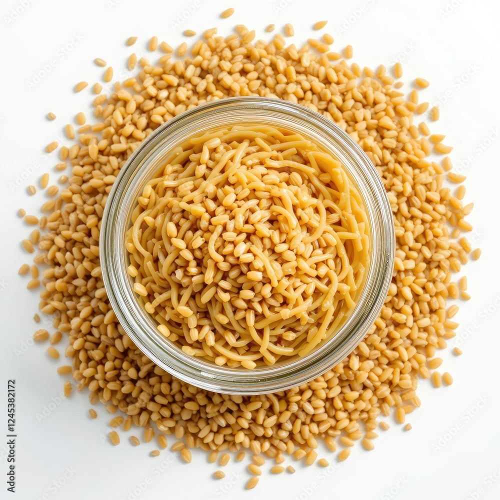 Wheat Germ and Wheat Pasta: Healthy Diet Food Wheat Germ and Wheat Pasta: Healthy Diet Food