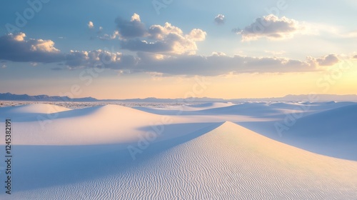 Wallpaper Mural White Sands National Park Sunset: Serene Desert Landscape Torontodigital.ca