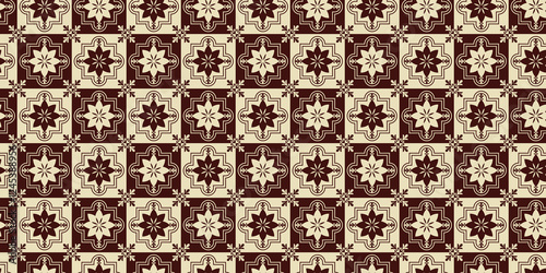 Decorative seamless pattern brown and vanila color for background or wallpaper, decorative background jpg.