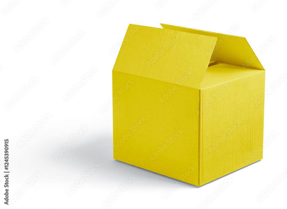 Brown Paper mailing box Cardboard box isolated on white background Brown Paper mailing box Cardboard box isolated on white background