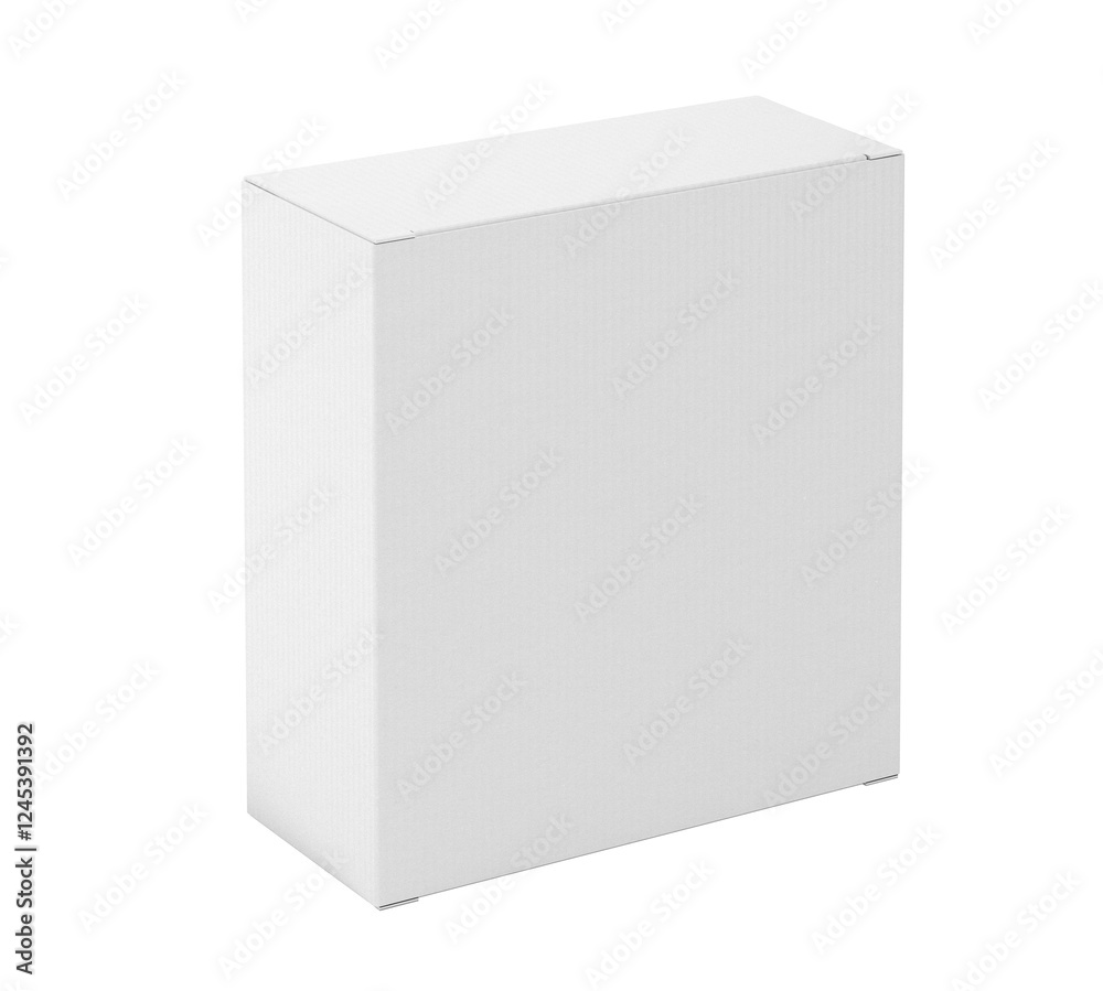 white Paper mailing box Cardboard box isolated on white background white Paper mailing box Cardboard box isolated on white background