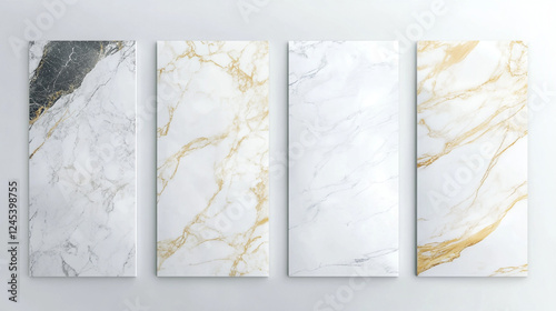 Luxury marble vector design template for wedding card background texture and product packaging, Luxury white marble background. Modern banner