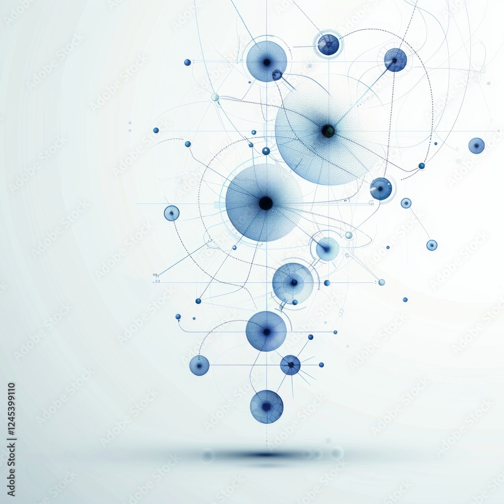 Abstract Network: An intricate network of interconnected nodes and lines forming a complex yet elegant pattern, evoking feelings of connectivity, technology, and innovation. Abstract Network: An intricate network of interconnected nodes and lines forming a complex yet elegant pattern, evoking feelings of connectivity, technology, and innovation.