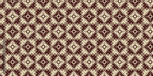 Decorative seamless pattern brown and vanila color for background or wallpaper.