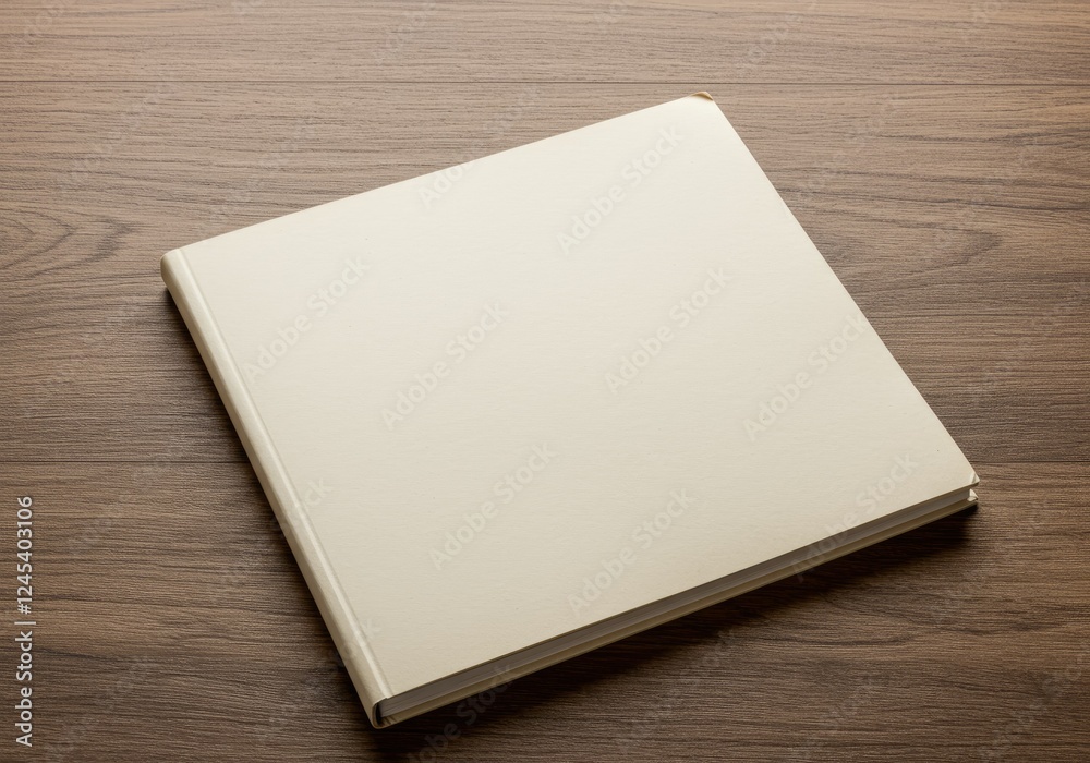 blank book or magazine cover on wood blank book or magazine cover on wood