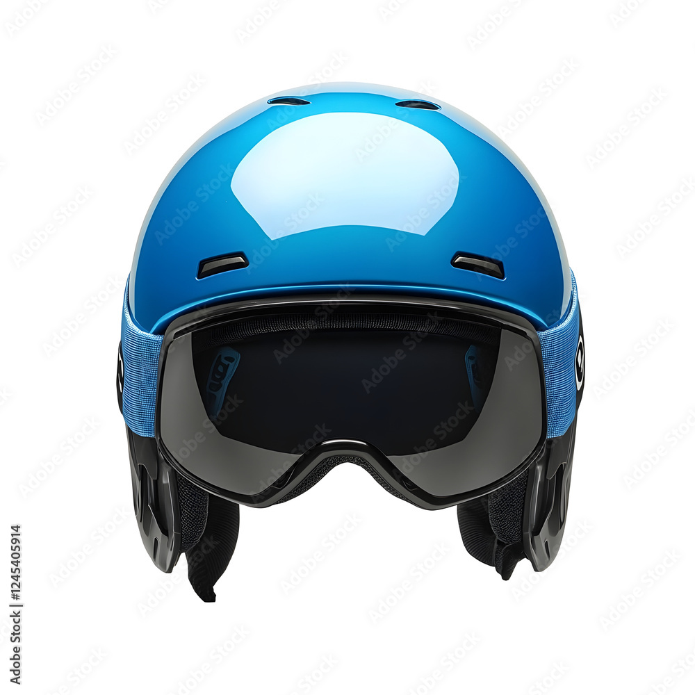 Ski Helmet Perfectly Centered on Clean White Background Ski Helmet Perfectly Centered on Clean White Background