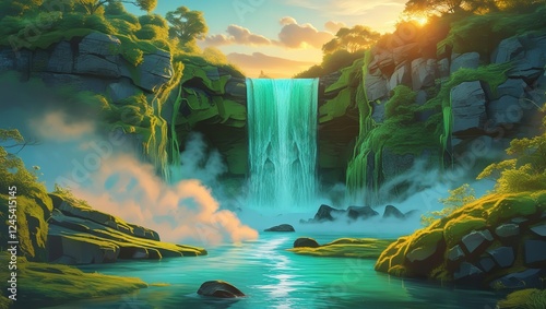 A Highly Detailed Digitally Generated Image.