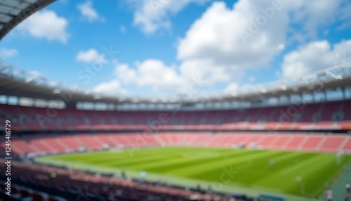 Empty sports stadium background