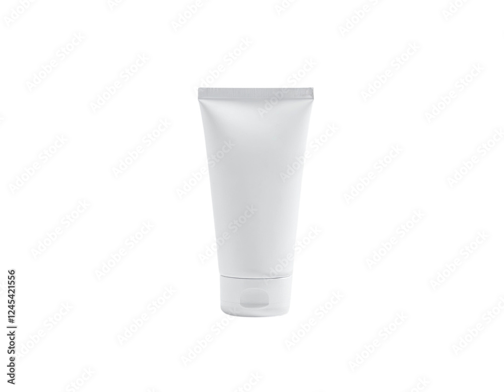 cosmetic tube isolated on white