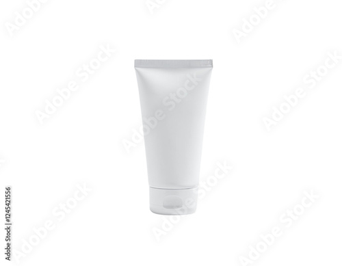 Obraz na płótnie cosmetic tube isolated on white w salonie