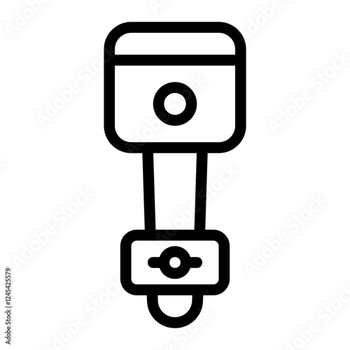 Piston Line Icon