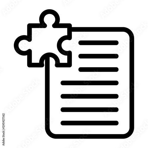 Page Extension Line Icon