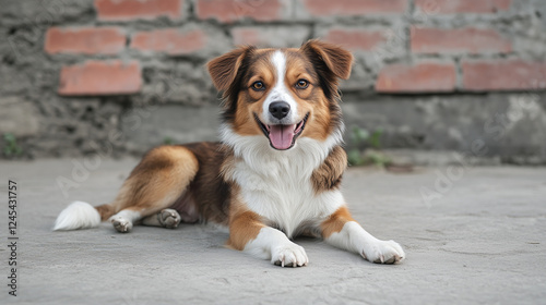 Smiling Dog: A charming mix...