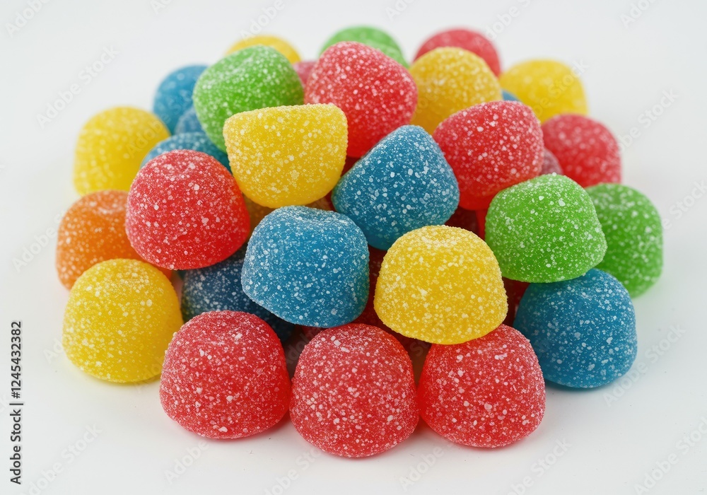 different colorful fruit candy different colorful fruit candy