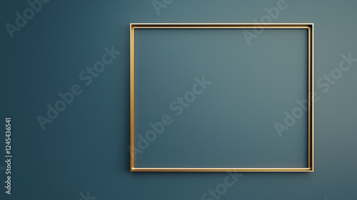 Minimalist Golden Frame on ...