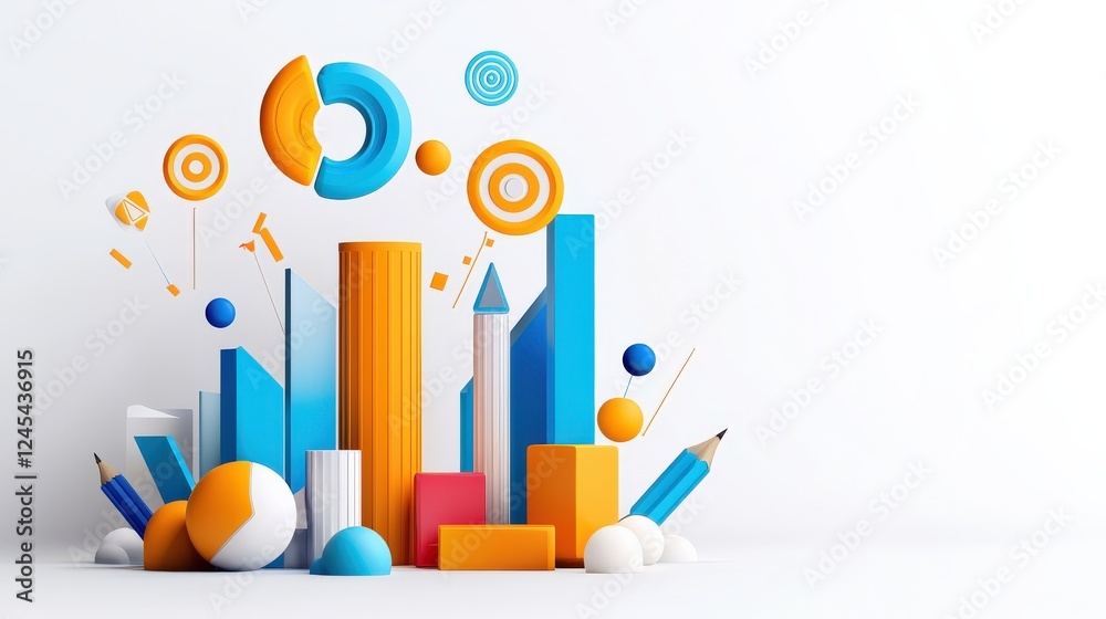 A unique artistic representation of targeted ads reaching customers. A unique artistic representation of targeted ads reaching customers.