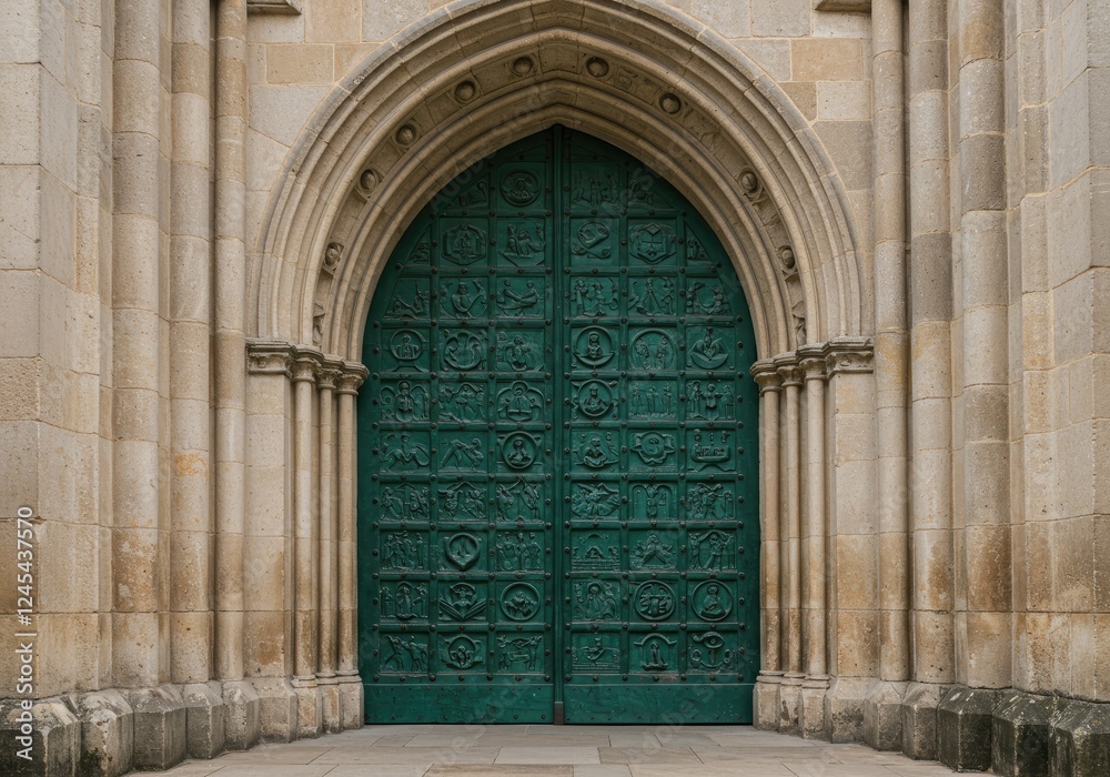ancient doors in the cathedral turquoise old doors ancient doors in the cathedral turquoise old doors