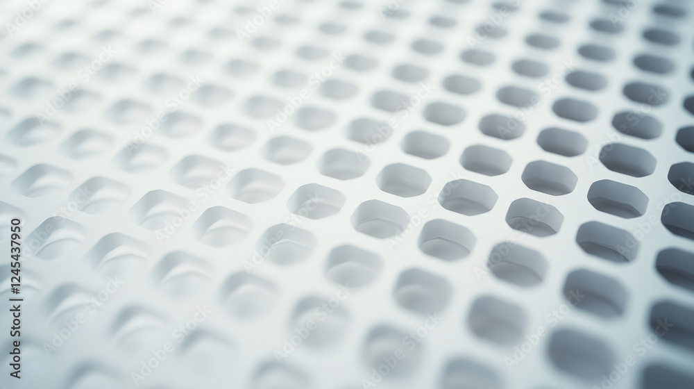 Naklejka premium Hexagonal arrangement on a white background