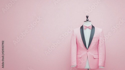 Pink Suit on Mannequin: A p...