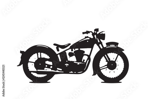 modified motorbike, cruise motorbike, black silhouette, custom bike, chopper silhouette, cruiser bike, shadow rider, road king, vintage cruiser, black beast, retro motorbike, dark cruiser, silhouette 