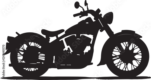 modified motorbike, cruise motorbike, black silhouette, custom bike, chopper silhouette, cruiser bike, shadow rider, road king, vintage cruiser, black beast, retro motorbike, dark cruiser, silhouette 