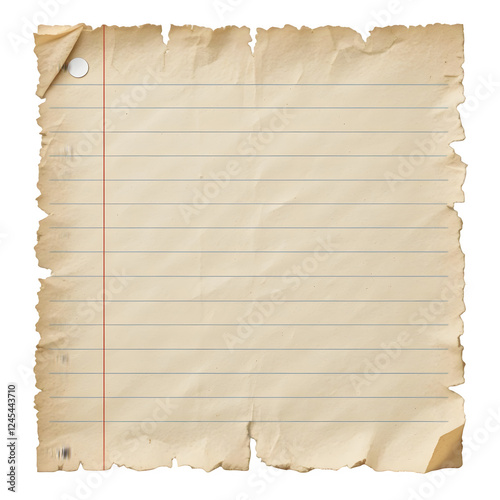 old sheet of paper