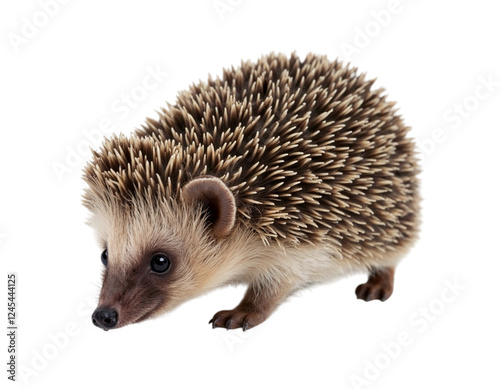 Obraz na płótnie hedgehog on white background w salonie