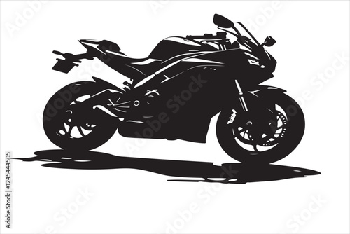 sports motorbike, motorbike silhouette, black bike art, racing beast, speed demon, shadow rider, sleek machine, fast lane, adrenaline rush, dark rider, moto silhouette, two-wheel thunder, fierce bike,