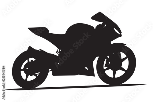 sports motorbike, motorbike silhouette, black bike art, racing beast, speed demon, shadow rider, sleek machine, fast lane, adrenaline rush, dark rider, moto silhouette, two-wheel thunder, fierce bike,