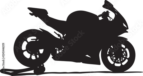 sports motorbike, motorbike silhouette, black bike art, racing beast, speed demon, shadow rider, sleek machine, fast lane, adrenaline rush, dark rider, moto silhouette, two-wheel thunder, fierce bike,