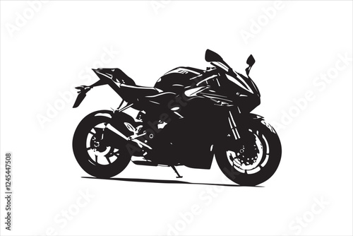 sports motorbike, motorbike silhouette, black bike art, racing beast, speed demon, shadow rider, sleek machine, fast lane, adrenaline rush, dark rider, moto silhouette, two-wheel thunder, fierce bike,