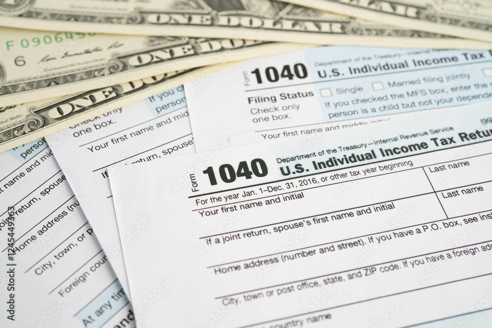 Tax form 1040 U.S. Individual Income Tax Return and bitcoin, business finance, Digital currency, Virtual cryptocurrency. Tax form 1040 U.S. Individual Income Tax Return and bitcoin, business finance, Digital currency, Virtual cryptocurrency.
