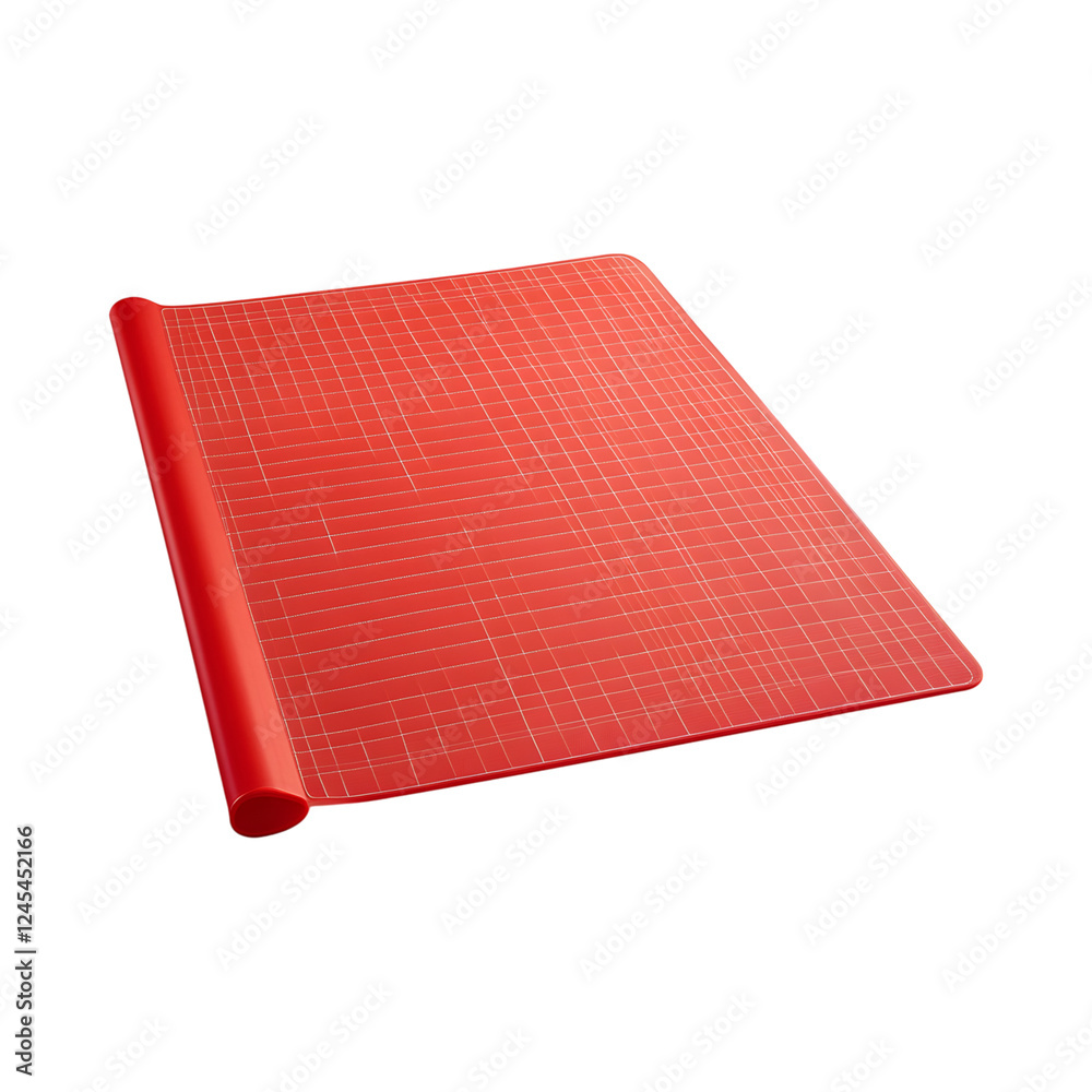 Premium Silicone Baking Mat with Precise Gridlines Isolated on Transparent Background Premium Silicone Baking Mat with Precise Gridlines Isolated on Transparent Background
