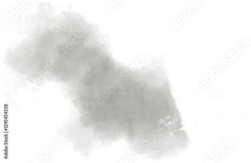 Watercolor stain decoration. Abstract watercolor brush texture for design element