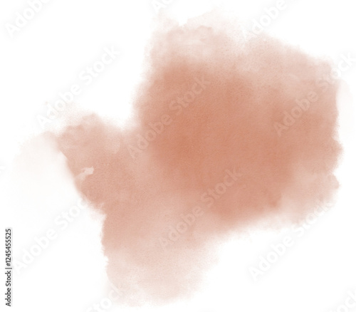 Watercolor stain decoration. Abstract watercolor brush texture for design element