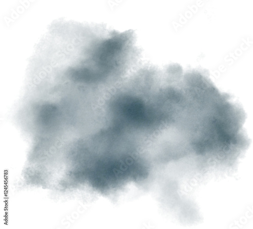 Watercolor stain decoration. Abstract watercolor brush texture for design element