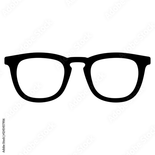 Illustration or icon of an eyeglasses or a pair of spectacles