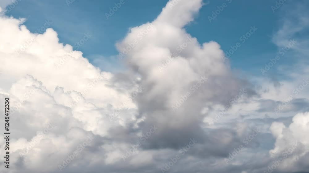 Majestic Clouds Transforming in The Sky Timelapse. Majestic Clouds Transforming in The Sky Timelapse.