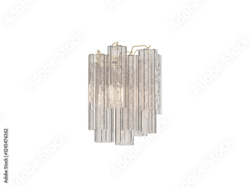Addis 2 Light Sconce - Elegant Lighting Fixture Against white Background photo