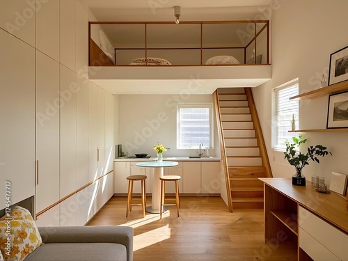 modern living room loft