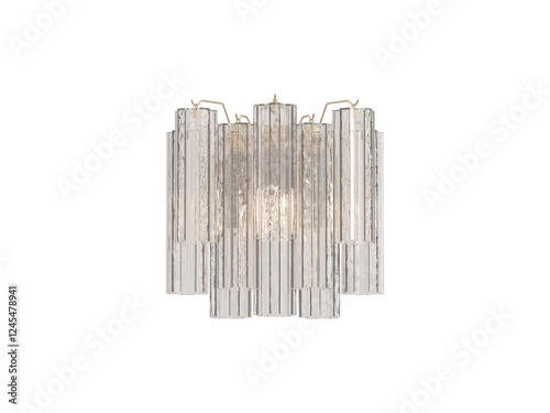 Addis 2 Light Sconce - Elegant Lighting Fixture Against white Background photo