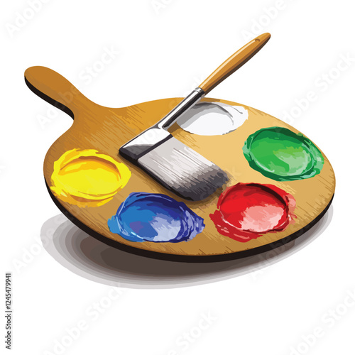 An artist's palette with paint splashes illustrates the content creation section of the Adobe Stock websit
