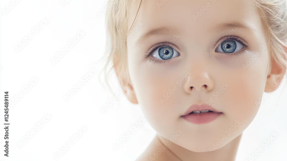Portrait of young beautiful woman with perfect smooth skin isolated over white background. Tenderness and sensuality. Concept of natural beauty, plastic surgery, cosmetology, cosmetics, skin care Portrait of young beautiful woman with perfect smooth skin isolated over white background. Tenderness and sensuality. Concept of natural beauty, plastic surgery, cosmetology, cosmetics, skin care