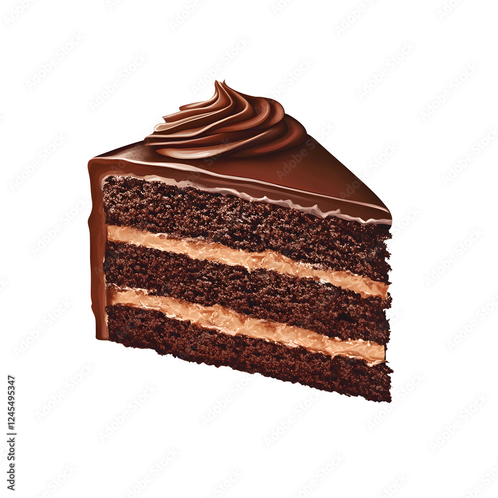 Slice of Chocolate Cake Slice of Chocolate Cake