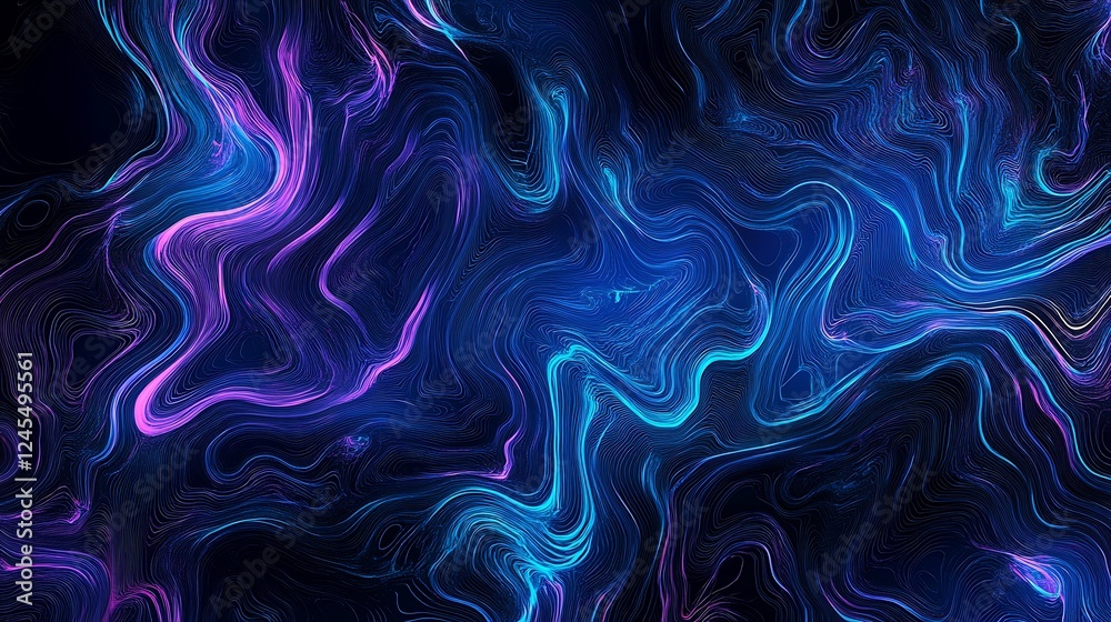 Obraz premium expressive abstract art with soft blended lights picture