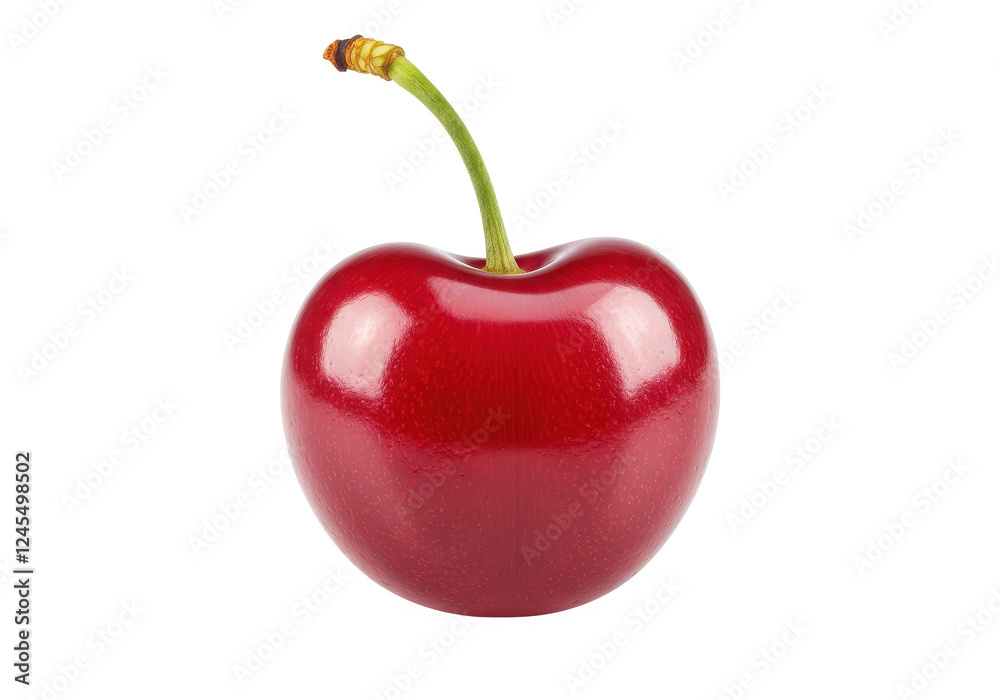 Fresh cherry isolated on White background Fresh cherry isolated on White background